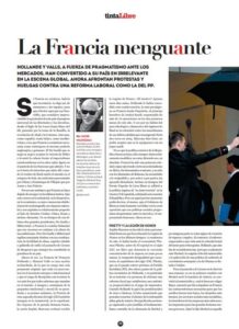 La Francia menguante. Cada vez más irrelevante política e intelectualmente. tintaLibre, abril 2016