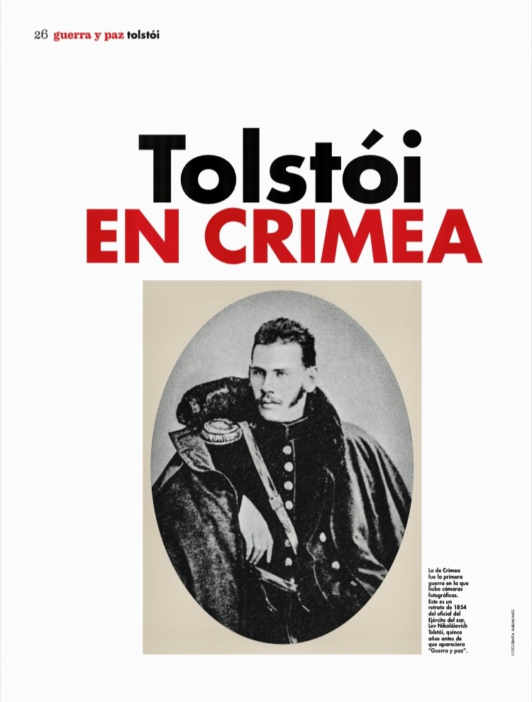 Tolstoi en Crimea. Por Javier Valenzuela. tintaLibre de abril 2022