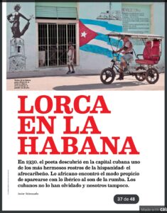 Lorca en La Habana, Javier Valenzuela, tintaLibre de septiembre 2022