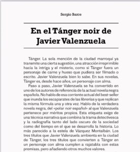 Trilogía Tánger Noir reseñada por Sergio Barce en SureS primavera 2023