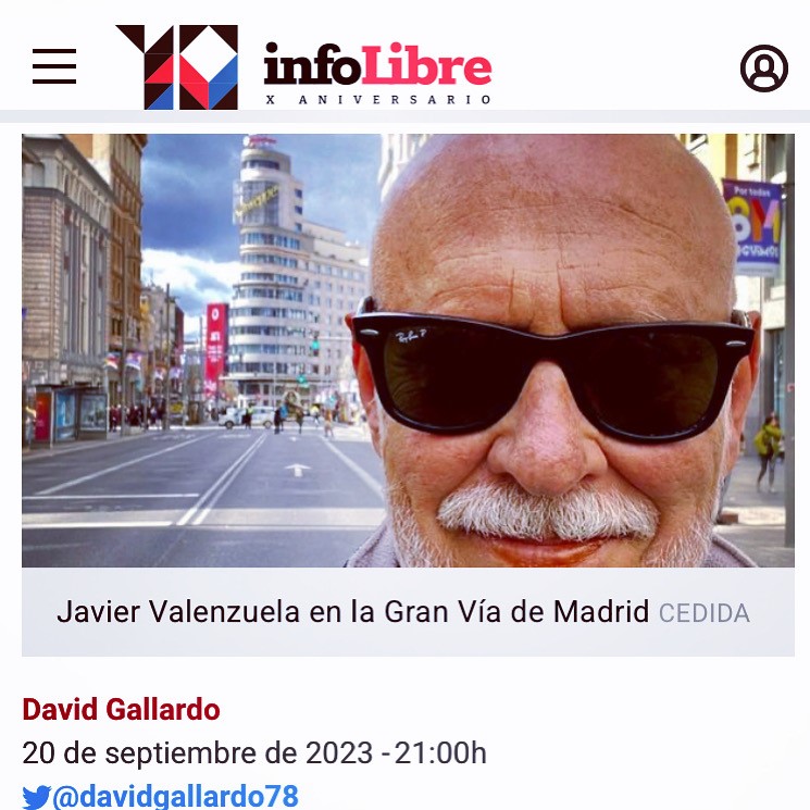 infoLibre entrevista a Javier Valenzuela sobre Demasiado tarde para comprender